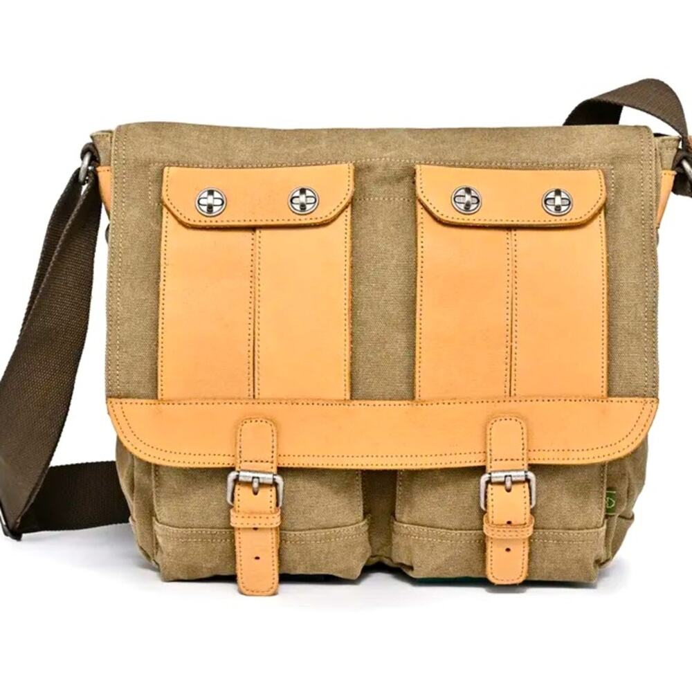NWoT MSRP$150  Men’s TSD  Valley River Canvas Messenger Shoulder Bag